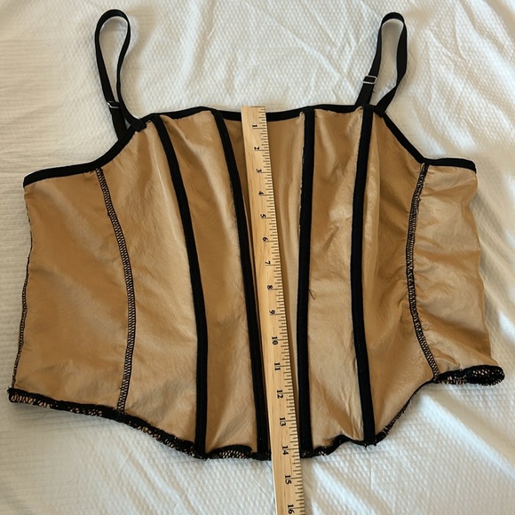 Orange kiss Elegant Black Lace stretchy corset with boning Women’s Size 1X - Picture 13 of 16